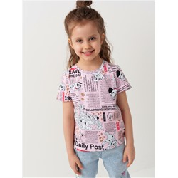 Фуфайка трикотажная для девочек (футболка)