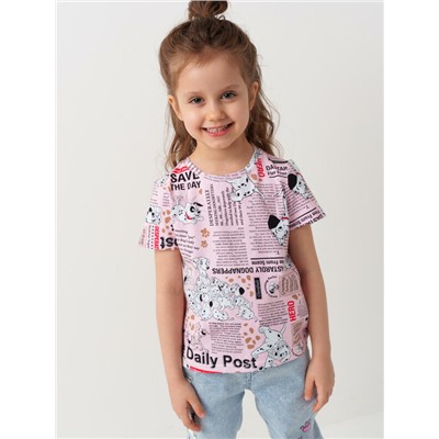 Фуфайка трикотажная для девочек (футболка)