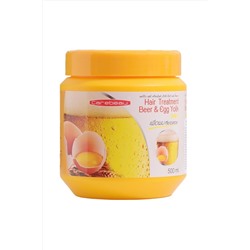 Carebeau Маска для волос восстанавливающая с пивом и яичным желтком, 500 мл KRISTALLER, 1112166