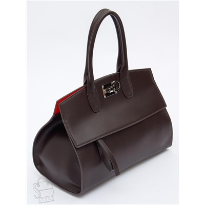 Сумка женская кожаная 1049M coffee Polina&Eiterou