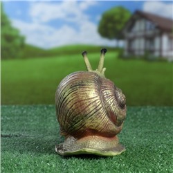 Садовая фигура их полистоуна «Улитка», 27×11×17 см