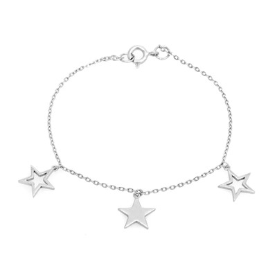 Браслет из серебра без вставки, Ю-40054р