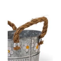 Кашпо «Ведёрко Фрейя», 11.5×11.5×10.5 см