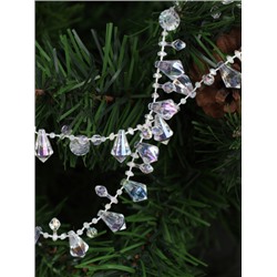 Новогодние бусы на елку 5м / DW-1380 /уп 120/