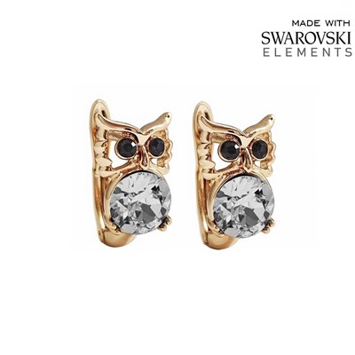 Серьги с кристаллами Swarovski