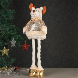 Новогоднее украшение Олень на телескопических ножках 55/74 см / RE2022  /уп 36/