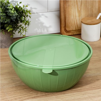 УЦЕНКА Салатник крышка другого цвета 5 л Vanilla, микс