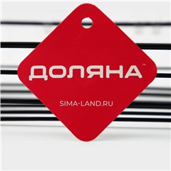 Полка на липучке Доляна, 26.5×11×5 см, чёрная