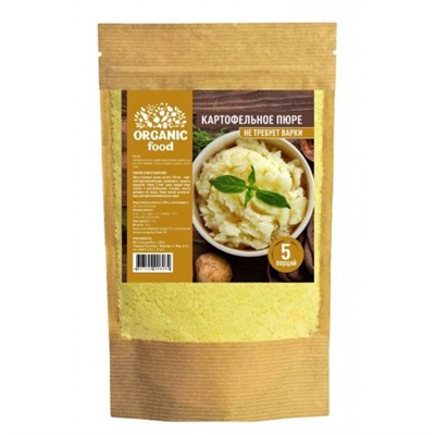 Картофельное пюре моментального приготовления 130гр. (2 порции)