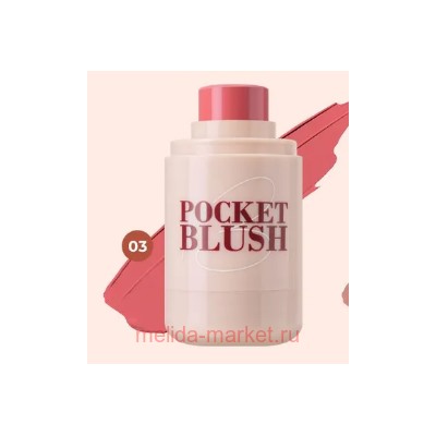 Farres Румяна кремовые в стике Pocket Blush тон 03 розовый 2111