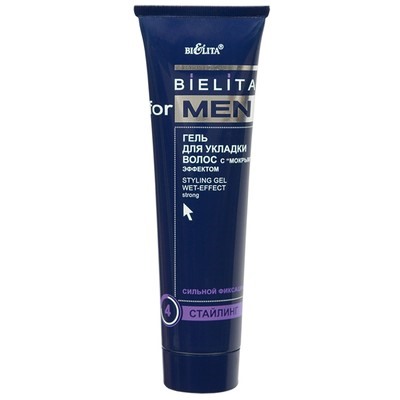 Гель для укладки волос С "МОКРЫМ" ЭФФЕКТОМ  сильной фиксации 100мл