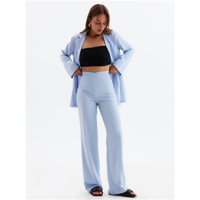 Костюм женский (жакет, брюки) MINAKU: Green trend, размер 46, голубой