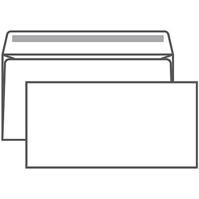 Конверт 110х220 мм декстрин/чистый E65 4607122771410 (025896) Ряжская печатная фабрика