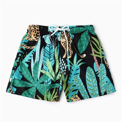 Купальные трусы детские MINAKU «Леопард» рост 110-116 см