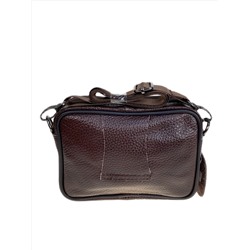 Сумка мужская из натуральной кожи, цвет коричневый