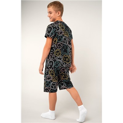 Хлопковый костюм для мальчика Happyfox