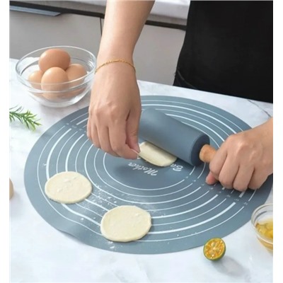 Силиконовая скалка для теста и коврик #23114156