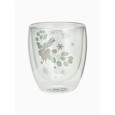Стакан новогодний с двойными стенками «Зимние истории», 300 мл