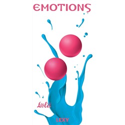 ярко-розовые вагинальные шарики без сцепки Emotions Lexy Large