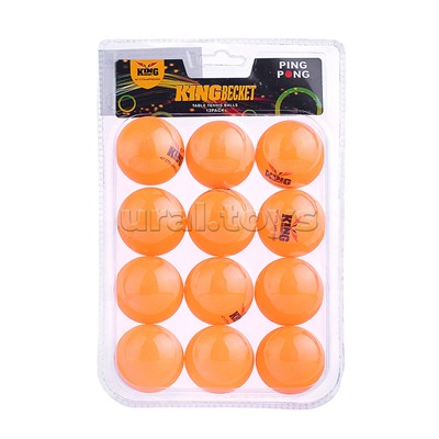 Набор мячей для настольного тенниса (12 шт.) в блистере
