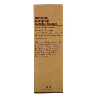 Purito, Fermented Complex 94 Boosting Essence, 150 мл (5,07 жидк унций)