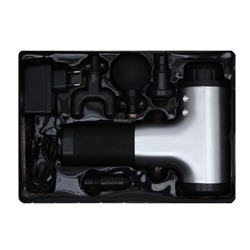 УЦЕНКА Массажёр для тела LuazON LEM-42, перкуссионный, 4 насадки, 6 скоростей, от АКБ