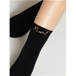 Полиамидные CONTE FANTASY Матовые носки с сияющей термоаппликацией Moment