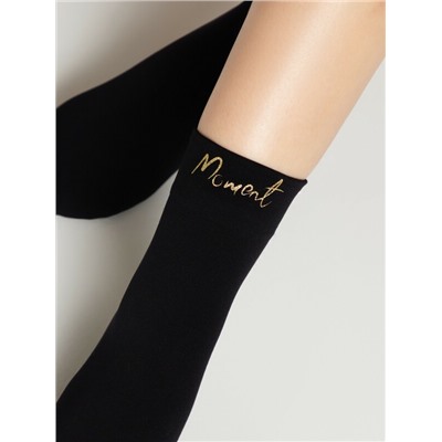 Полиамидные CONTE FANTASY Матовые носки с сияющей термоаппликацией Moment