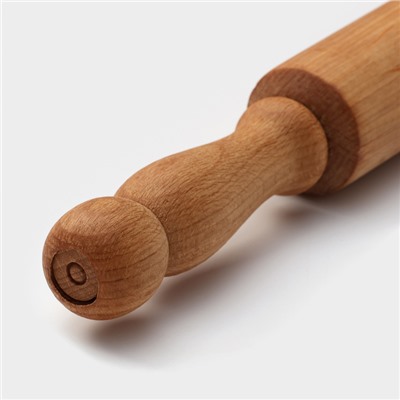 Скалка с вращающимися ручками Adelica, 50×4.2 см, бук