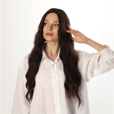 Парик искусственный, имитация кожи, 60 см, 160 г, русый