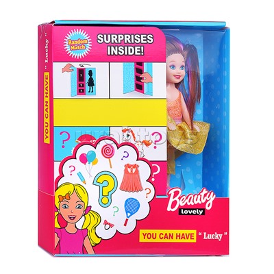 Кукла "Луна модница" с аксессуарами, в коробке