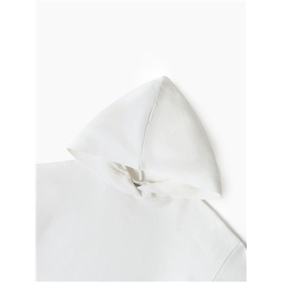 Худи детское MINAKU, цвет молочный, рост 158 см