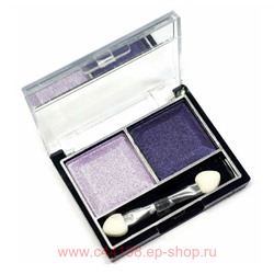 MILDLook Тени для век 2 цвета тон 34 сиренево+фиолетовый мерцающий 5022