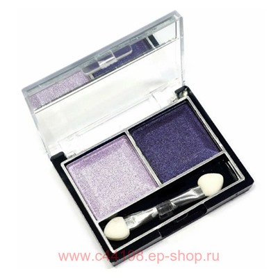 MILDLook Тени для век 2 цвета тон 34 сиренево+фиолетовый мерцающий 5022