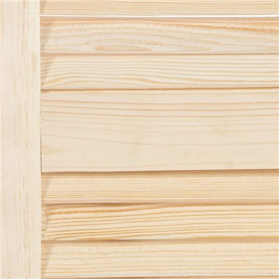 Жалюзийная дверь для бани и сауны «Экстра», 180.5×59.4 см, деревянная