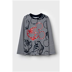 Фуфайка трикотажная для мальчиков (футболка с длинными рукавами) PLAYTODAY, 1185753