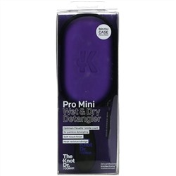 Conair, The Knot Dr., Pro Mini Wet & Dry Detangler, Purple, 2 Piece Set