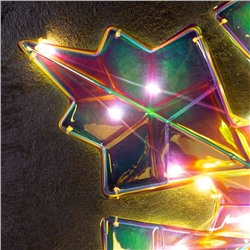 Светодиодная фигура «Снежинка» 60×60 см, пластик, 220 В, 8 режимов, свечение тёплое белое