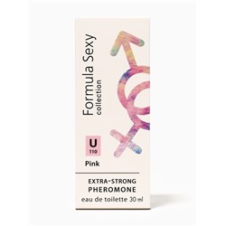 Туалетная вода женская с феромонами Formula Sexy collection Pink U110, 30 мл