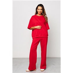 Костюм брючный с футболкой 403RED