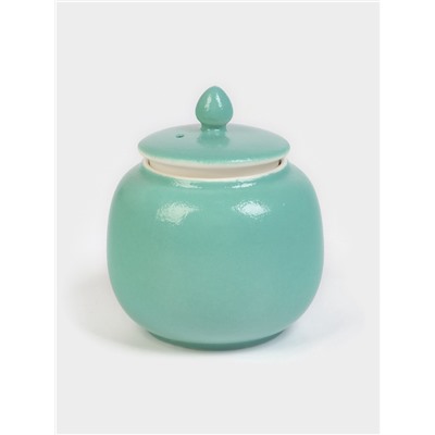 Набор для чайной церемонии «Хасима», 9 предметов, на 4 персоны, чашка 40 мл, чайник 200 мл, керамика, бирюзовый