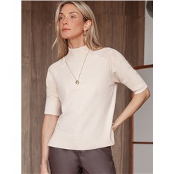 Джемпер тонкой вязки из хлопка с кашемиром