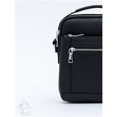 Сумка мужская кожаная 2217H black Heanbag