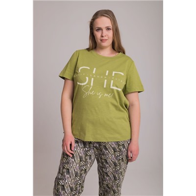 Костюм футболка и брюки М326015Пфч