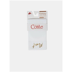 Полиамидные CONTE FANTASY Матовые носки с сияющей термоаппликацией Moment