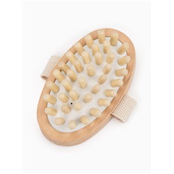 Щётка массажная для тела, гладкая