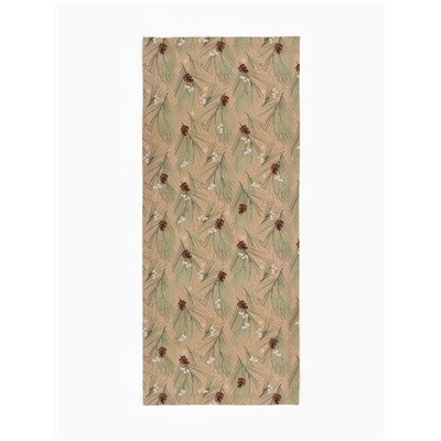 Дорожка на стол новогодняя Этель Spruce branches 30×70 см, 100% хлопок, саржа 190 г/м², бежевая