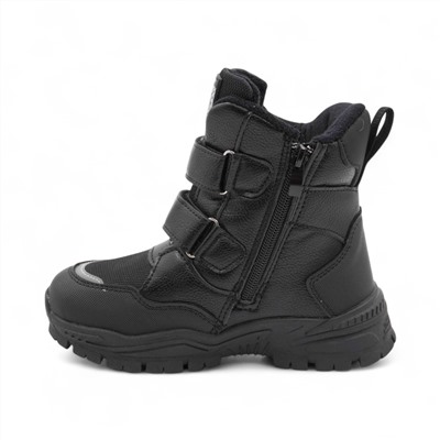 Ботинки мембранные на меху А6675-21 черные