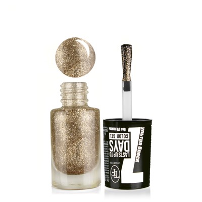 Триумф tf Лак-Гель без UF лампы Color gel lasts up to 7 days 302 Золотистый металлик 46110