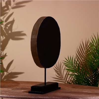 Декор на подставке «Круг», 30×9×42 см, дерево албезия